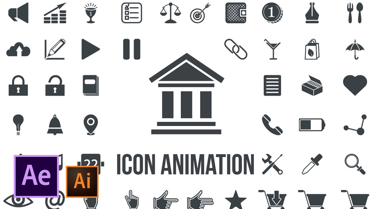 1280x720 Icon Design And Animation Illustrator To After Effects Tutorial