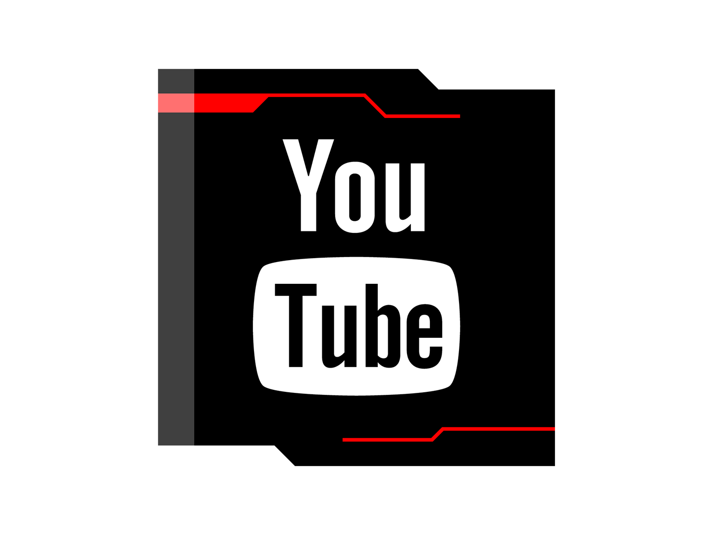 1440x1080 Free Youtube Subscribe Button Icon Png Download
