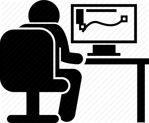 512x423 Computer, Design, Designer, Graphic, Job, Occupation Icon