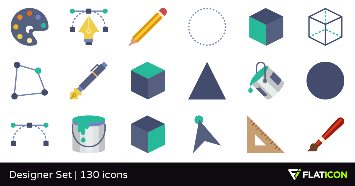 1200x630 Designer Set Free Icons