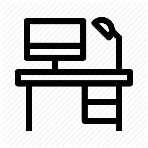 512x512 Desk, Furniture, Office, Office Desk, Table Icon