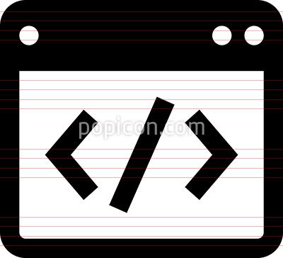 400x364 Developer Software Code Vector Icon