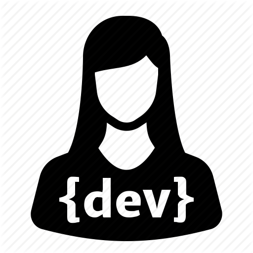 512x512 Female Developer, Freelance Programmer, Software Developer, Web