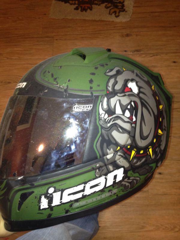 600x800 Purchase Icon Domain Devil Dog Helmet Motorcycle In Red Oak