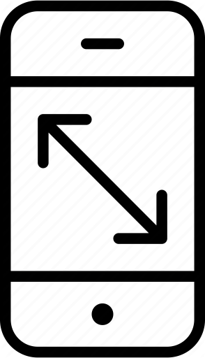 294x512 Dimensions, Mobile, Phone, Screen, Size Icon