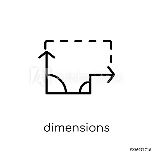 500x500 Dimensions Icon From Geometry Collection