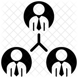 256x256 Direct Employees Icon Of Glyph Style