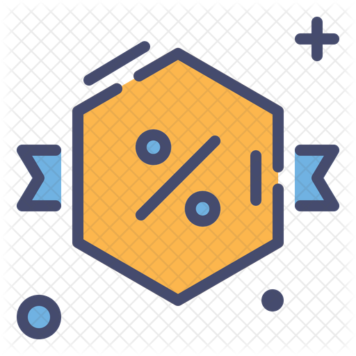 512x512 Discount Promo Icon Of Colored Outline Style
