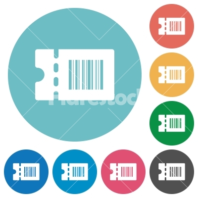 400x400 Discount Coupon Code Flat Round Icons