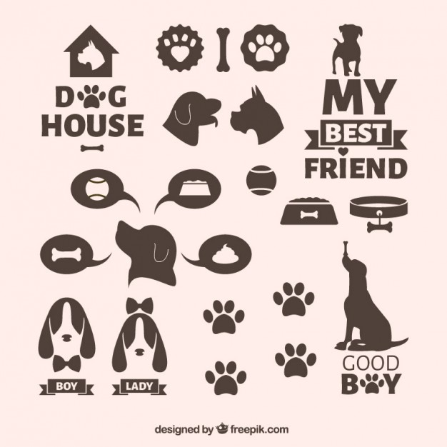 Dog Icons Vector Free Download 626x626 Dog Icons Vector Free Download