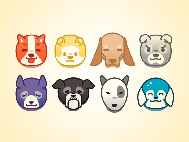 800x600 Dogs Icon Set Sketch Freebie