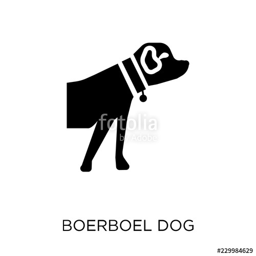 500x500 Boerboel Dog Icon Boerboel Dog Symbol Design From Dogs Collection