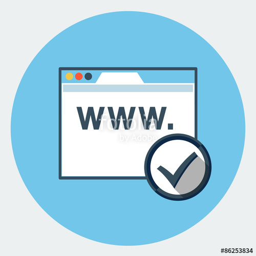 Domain Name Registration Icon Stock Image And Royalty Free Vector 500x500 Domain Name Registration Icon Stock Image And Royalty Free Vector
