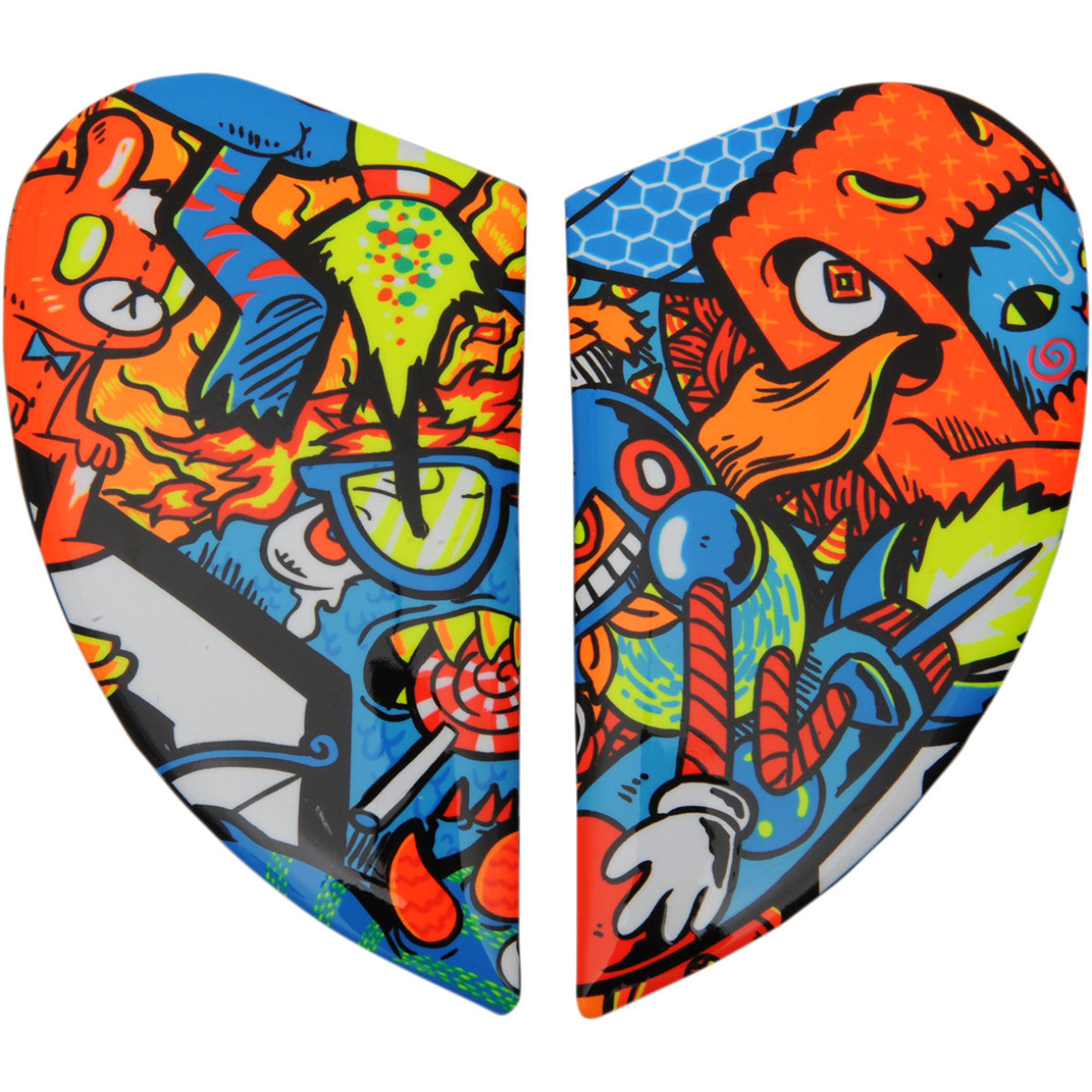 1200x1200 Icon Doodle Side Plate Kit For Airmada Helmet