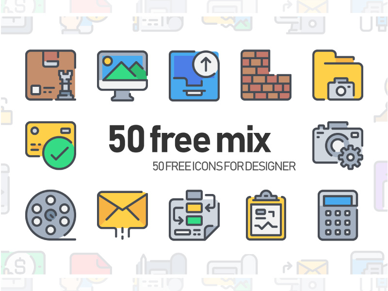 800x600 Free Simple Line Icons