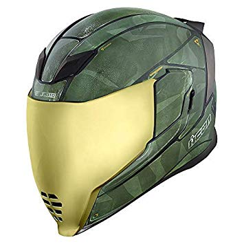 355x355 Icon, Folding Helmet, Airflite Battlescar In Green