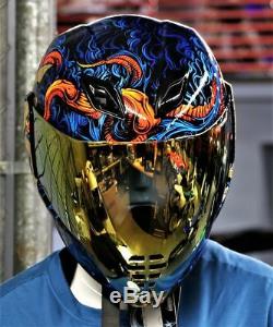 未使用 ICON ヘルメット AIRFLITE GOOD FORTUNE $310.00 Icon Airflite Good Fortune Full Face Helmet #1077944