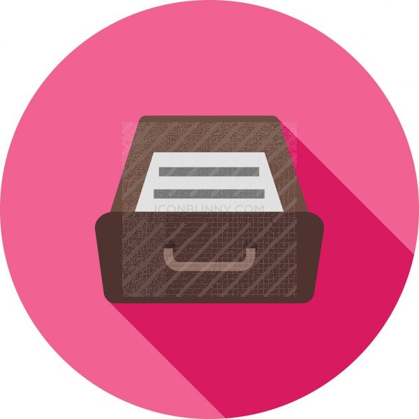 Drawer Flat Shadowed Icon 600x600 Drawer Flat Shadowed Icon
