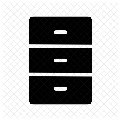 Drawer Icon Of Glyph Style 512x512 Drawer Icon Of Glyph Style