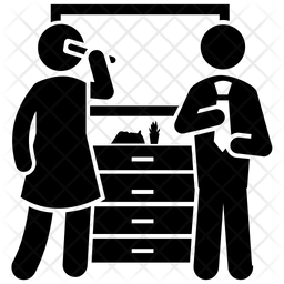 256x256 Dressing Up Icon Of Glyph Style