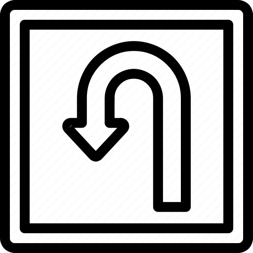 512x512 Driving, School, Turn, U Icon