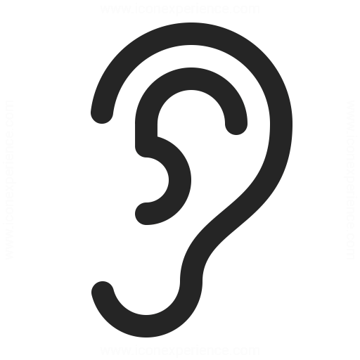 512x512 Ear Icon Iconexperience