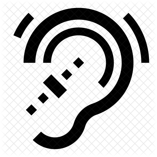 512x512 Hearing Icon Of Line Style