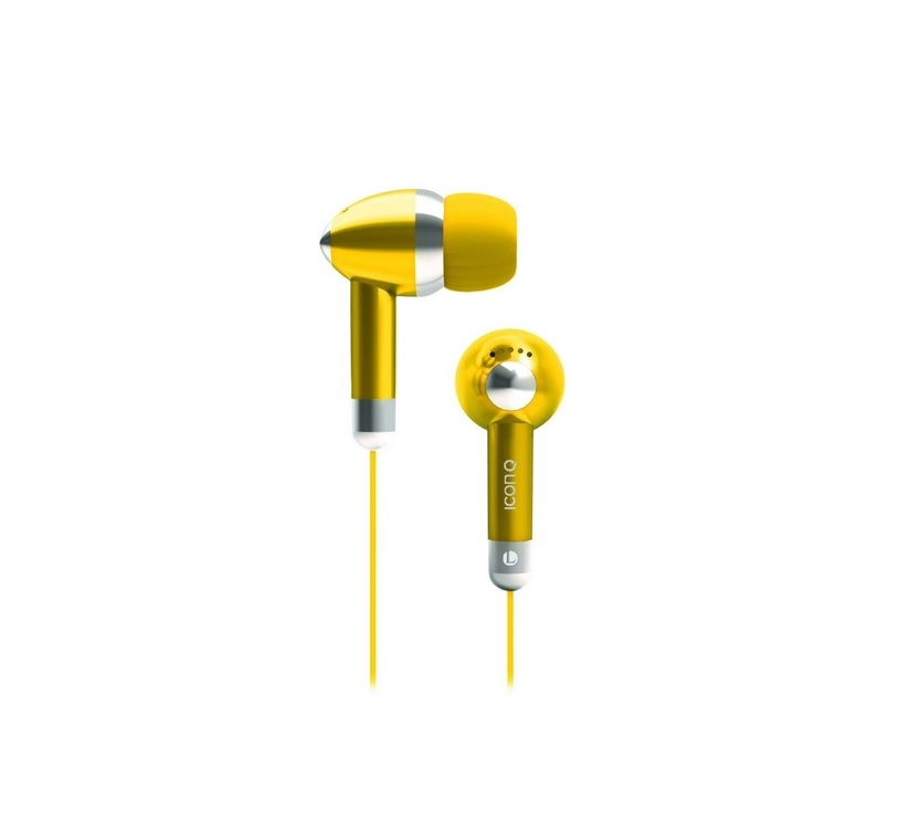 823x753 Icon Q Kic Yel Kicks Earbuds