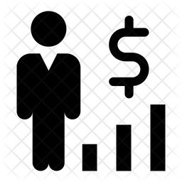 256x256 Earnings Icon Of Glyph Style