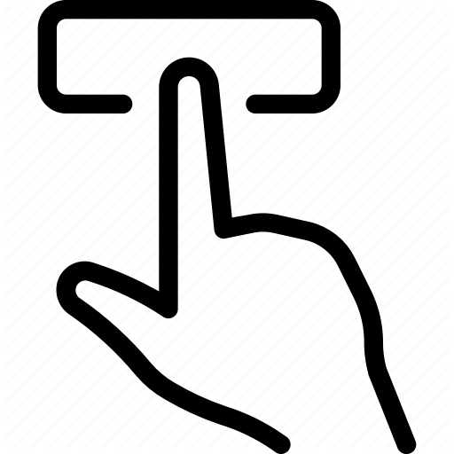 512x512 Accessible, Easy, Effortless, Gesture, Press, To, Use Icon