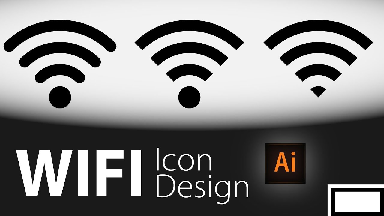 1280x720 Illustrator Wifi Symbol Tutorial Wireless Icon Design