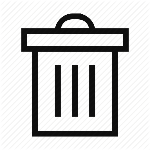 512x512 Delete, Edit, Editorial, Pen, Trash, Write, Writing Icon