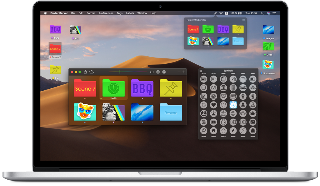 1100x640 Foldermarker App Folder Icon Editor