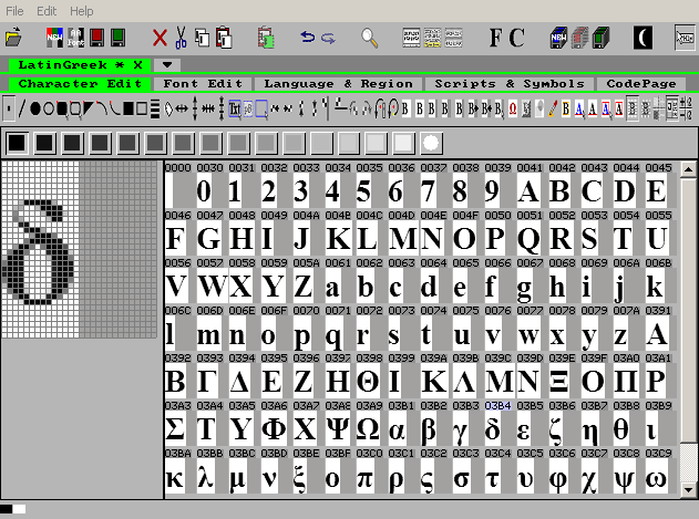 631x469 Iconedit Font And Symbol Editor With C Source Output