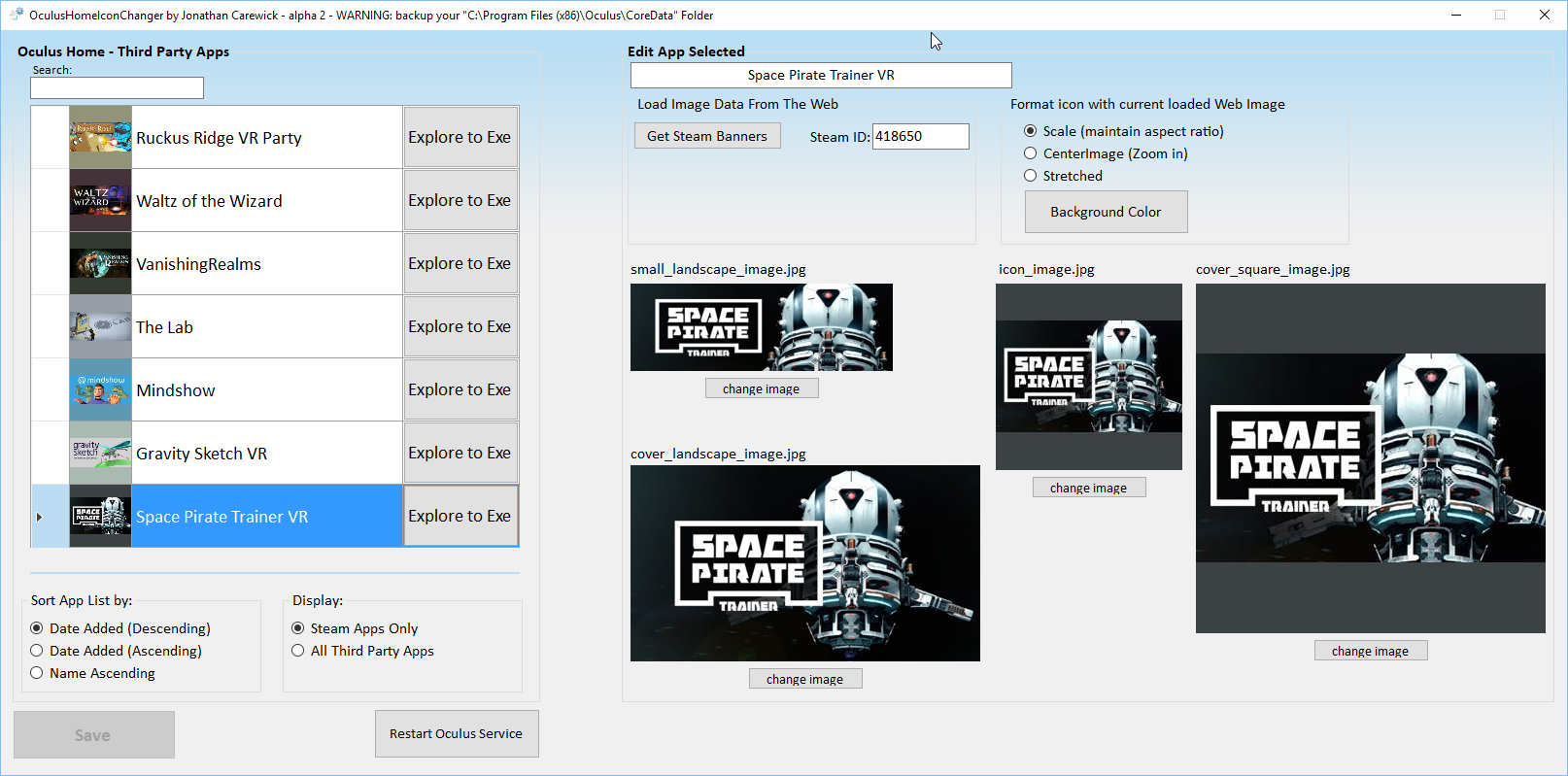 1614x799 Oculus Home Third Party Apps Icon Editor