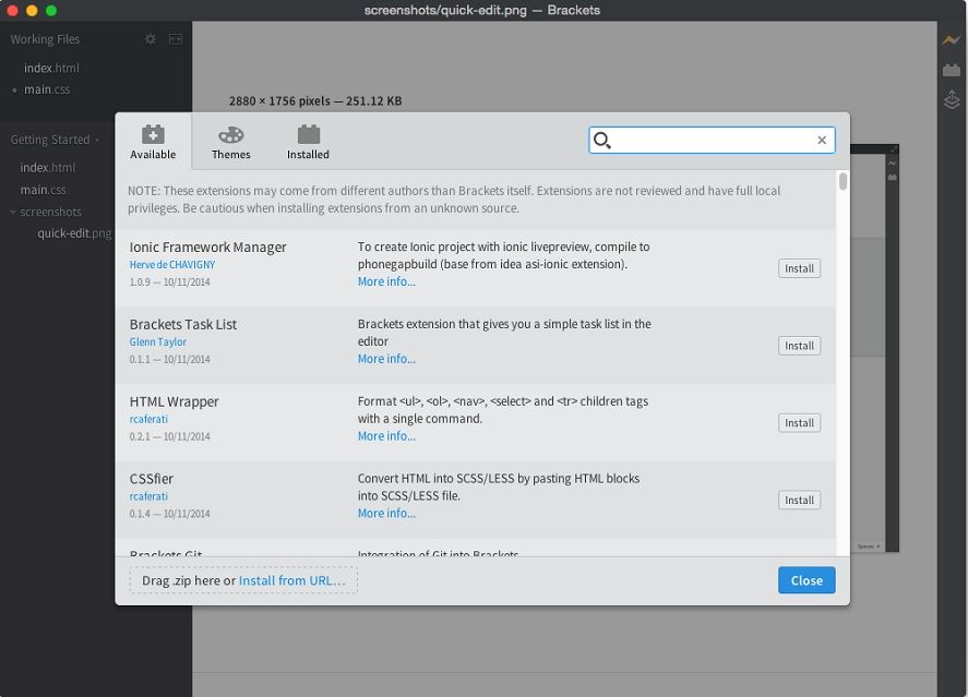 887x639 Apple Publishes Brackets, An Html And Css Open Source Editor