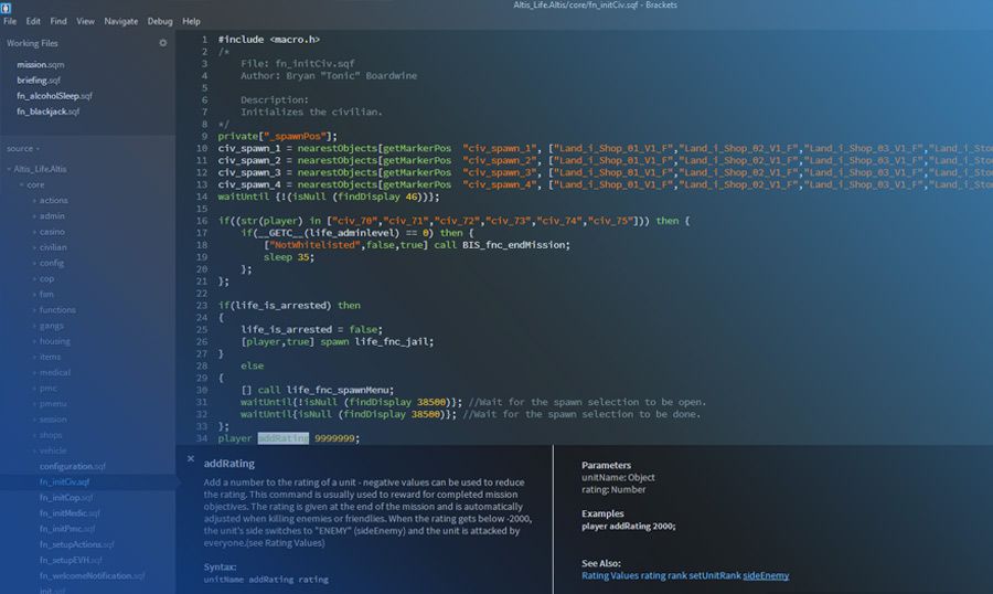 900x538 Brackets Io' Free Open Source Code Editor