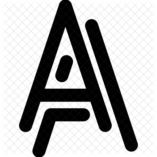 512x512 Text Effect Icon Of Glyph Style