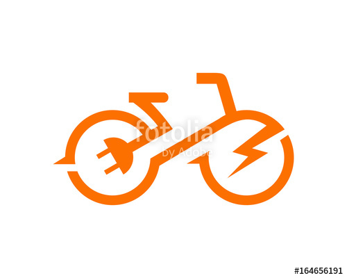 500x400 Electric Bicycle Bike E Bike Icon Stock Image And Royalty Free
