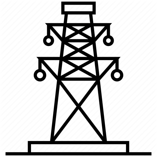 512x512 Electric Supply, Electric Tower, Electric Utility, Powerline