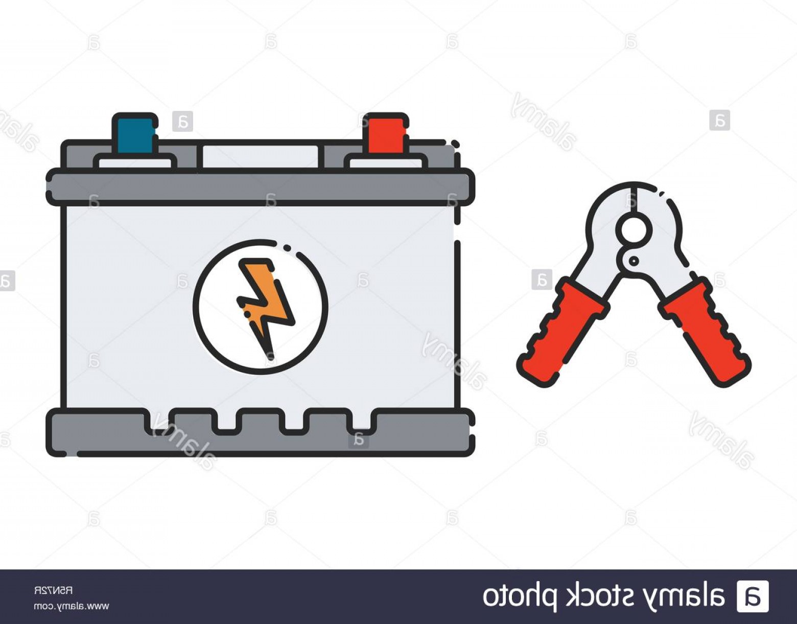 1560x1221 Car Battery Flat Abstract Icon Vector Illustration Electrical