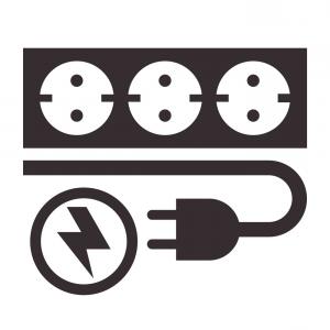 300x300 Photostock Vector Power Socket Vector Icon Electric Outlet Sign