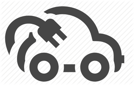 512x327 Electric Car, Plug Icon