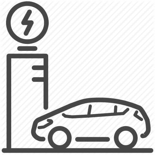 512x512 Automobile, Car, Charging Station, Electric, Electric Car, Energy