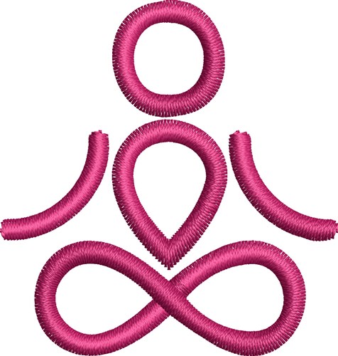 476x500 Meditate Icon Embroidery Designs, Machine Embroidery Designs