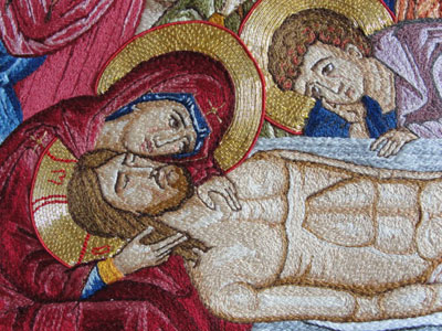 400x300 Reader's Work Beautiful Icon Embroidery!