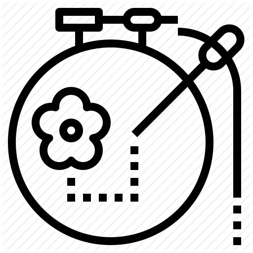 512x512 Cloth, Decorating, Embroidery, Sew, Stitches Icon