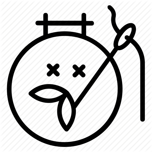 512x512 Decorating, Embroidery, Hand Embroidery, Hand Sewing, Stitching Icon