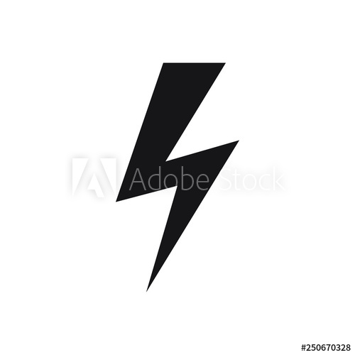 500x500 Lightning Icon, Energy Icon