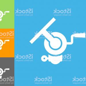 300x300 Film Roll And Darkroom Icon On White Round Vector Button Gm